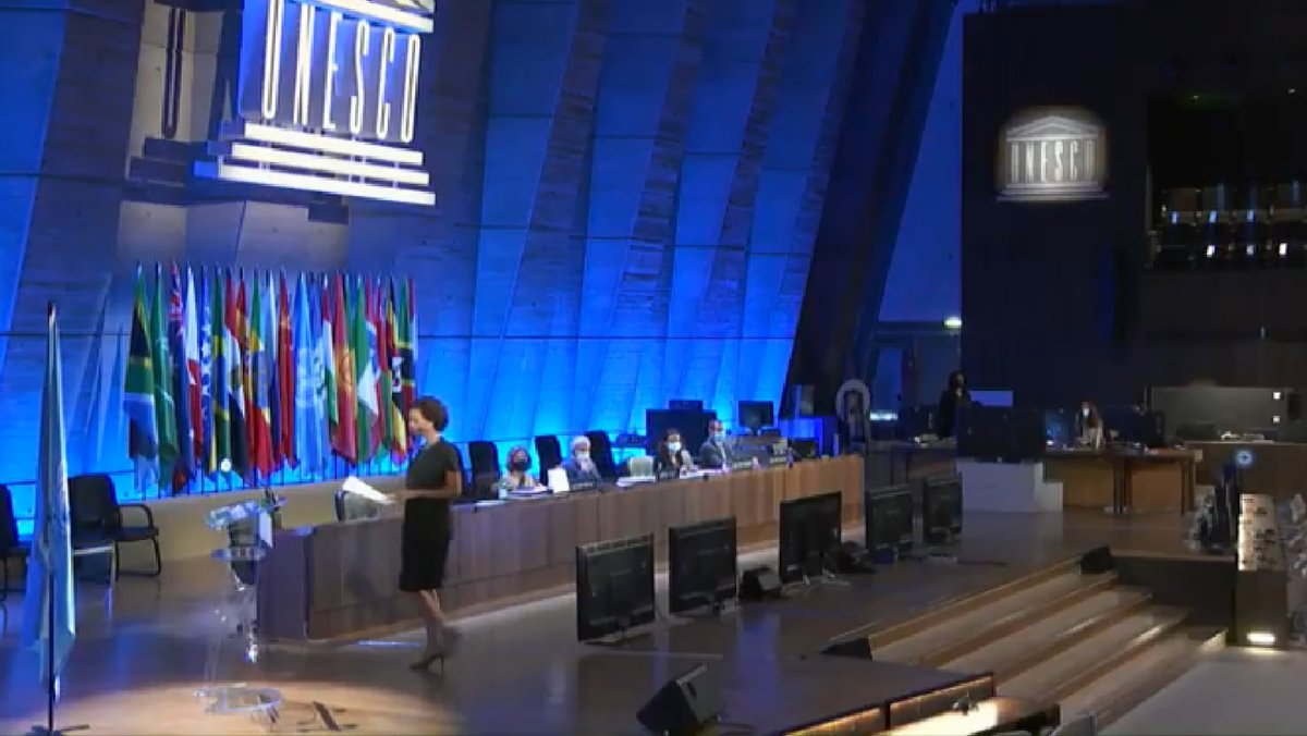 The 44th meeting of Unesco's World Heritage Committee in 2021, which was a largely virtual event Photo by Ting Jingrang, via Wikimedia Commons