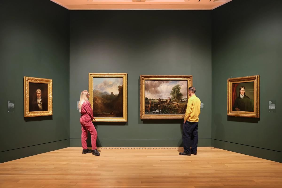 Installation view Turner and Constable: Rivals and Originals at Tate Britain Photo © Tate Photography (Yili Liu)