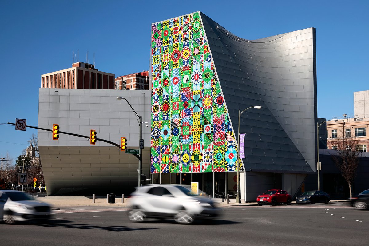 Navine G. Dossos’s McLean (2023) at the Institute for Contemporary Art at Virginia Commonwealth University Photo: David Hale, Courtesy the Institute for Contemporary Art at VCU