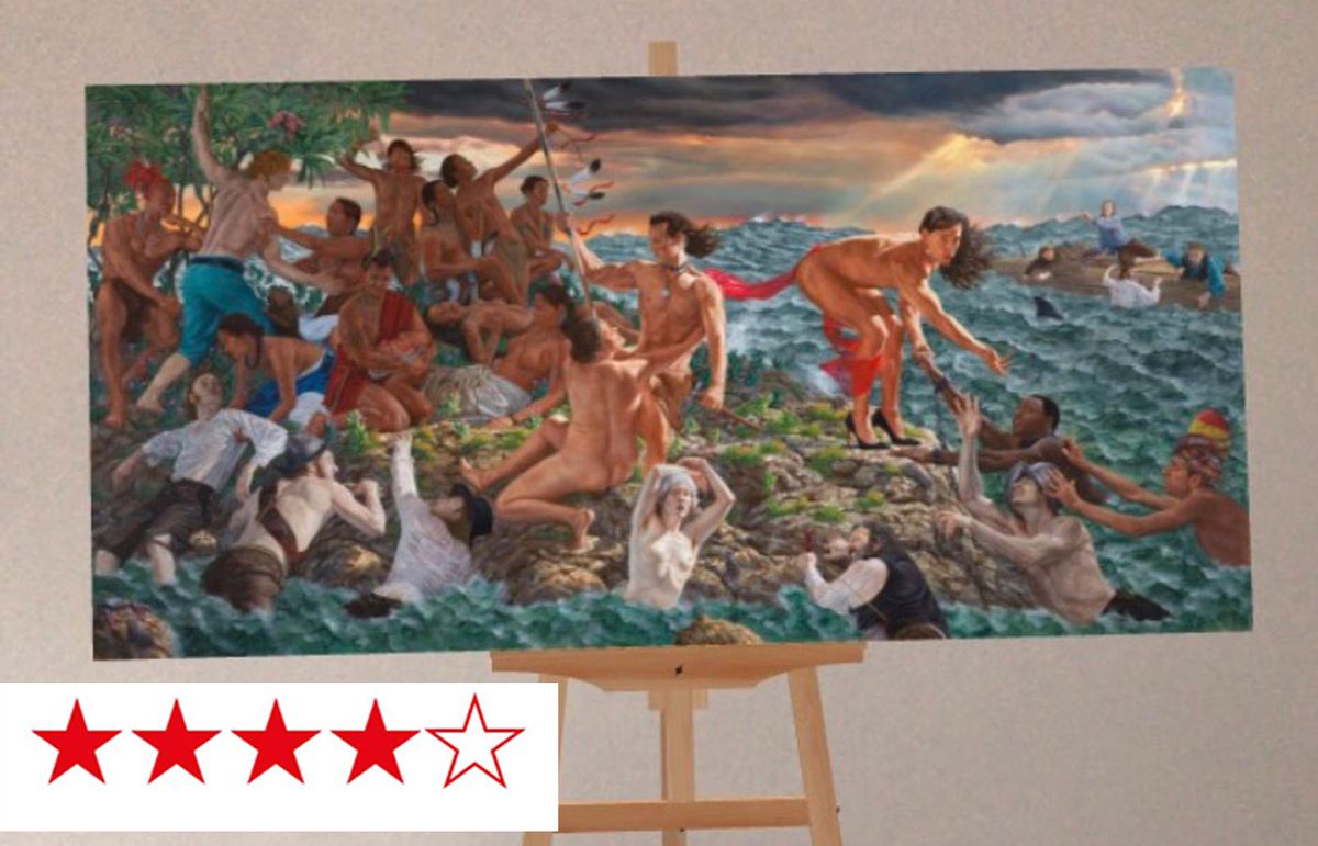 The Met Unframed allows you to place the museum's masterpieces, including Kent Monkman's Welcoming the Newcomers, in your own virtual space—for 15 minutes only Courtesy The Metropolitan Museum of Art and Verizon