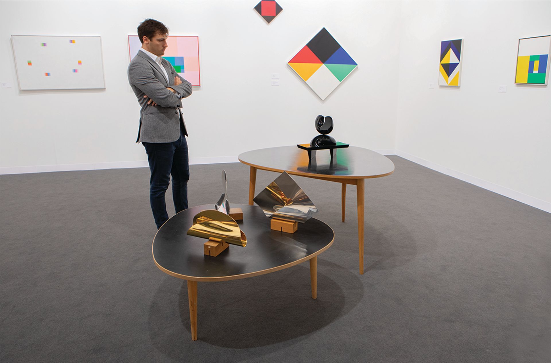 Larkin Erdmann and Galerie Knoell are presenting Max Bill’s work David Owens