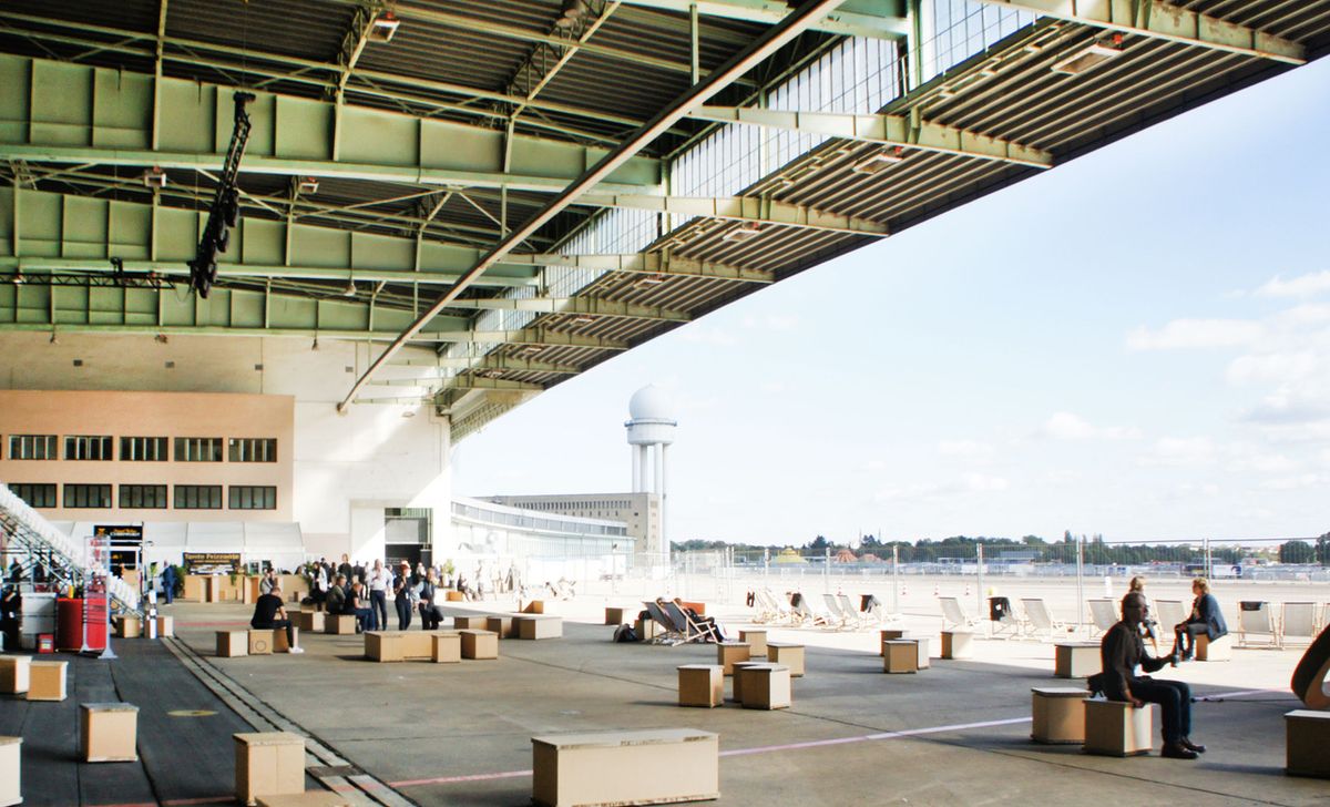 Positions Berlin Art Fair will feature more than 130 exhibitors at Tempelhof Airport Hangar 3-4 © Positions Berlin Art Fair