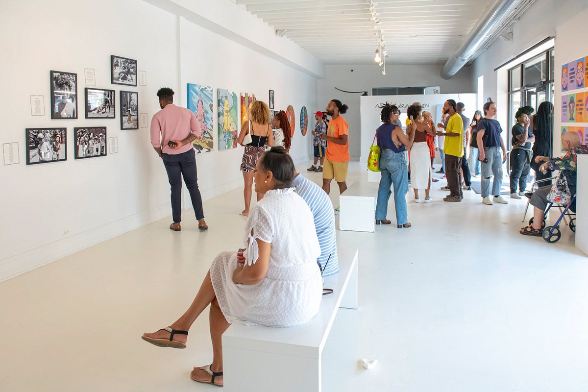 Blanc gallery encourages artists to be creative in their use of the space Photo: Sandra Steinbrecher