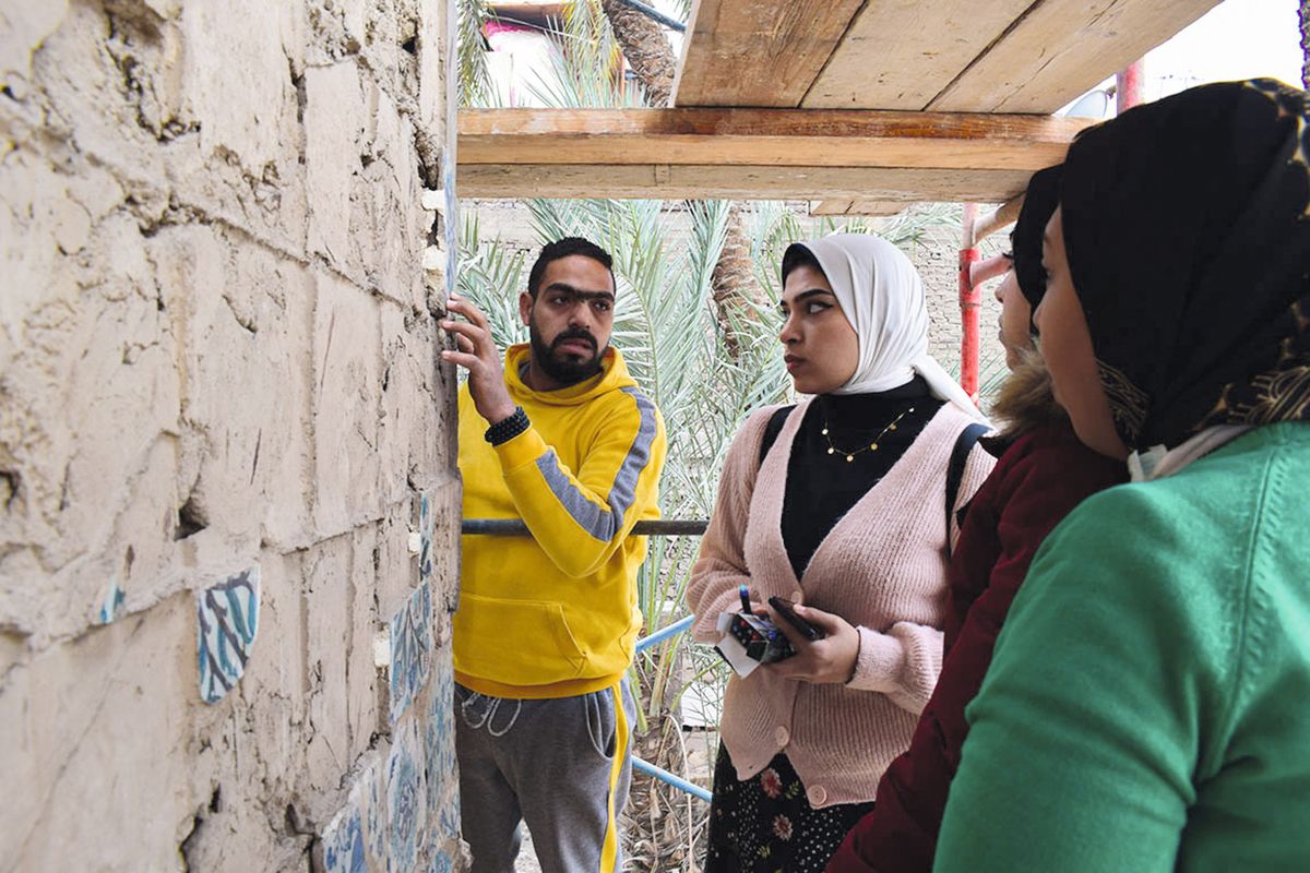 Since 2018, Egyptian conservation workers and students have been restoring Takiyyat Ibrahim al-Gulshani, a 16th-century Ottoman complex in Cairo, thanks in part to a US grant of $500,000 that has been terminated
Courtesy of World Monuments Fund