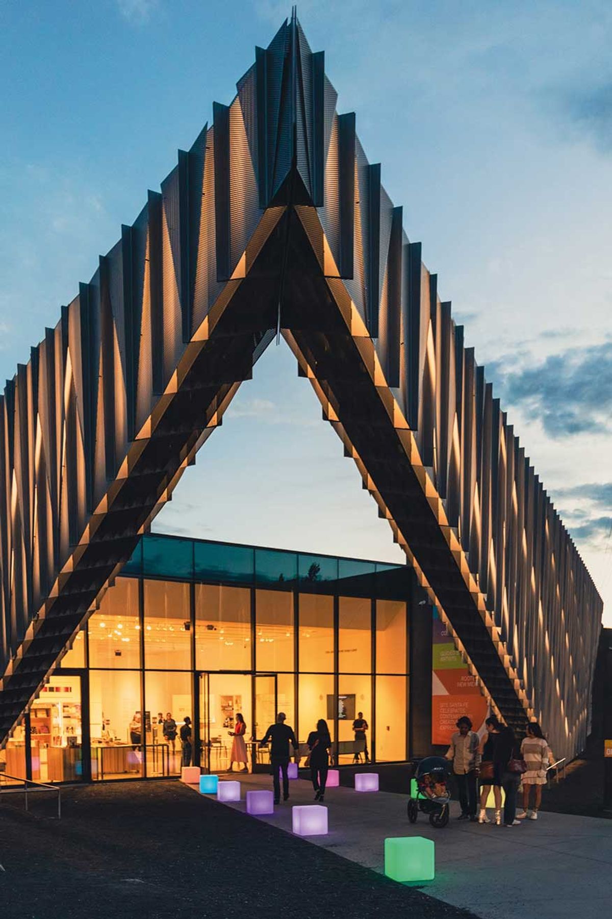 Site Santa Fe’s exhibition, curated by Cecilia Alemani, is named Once Within a Time after the documentary by Godfrey Reggio Photo: Shayla Blatchford