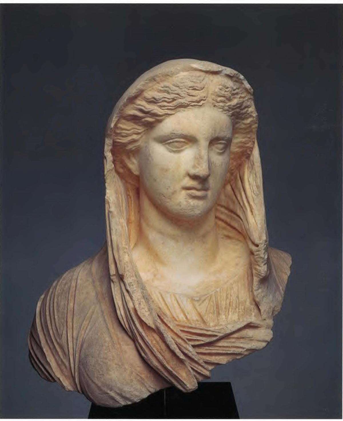 Female Bust, a restituted Libyan artefact Manhattan District Attorney’s Office