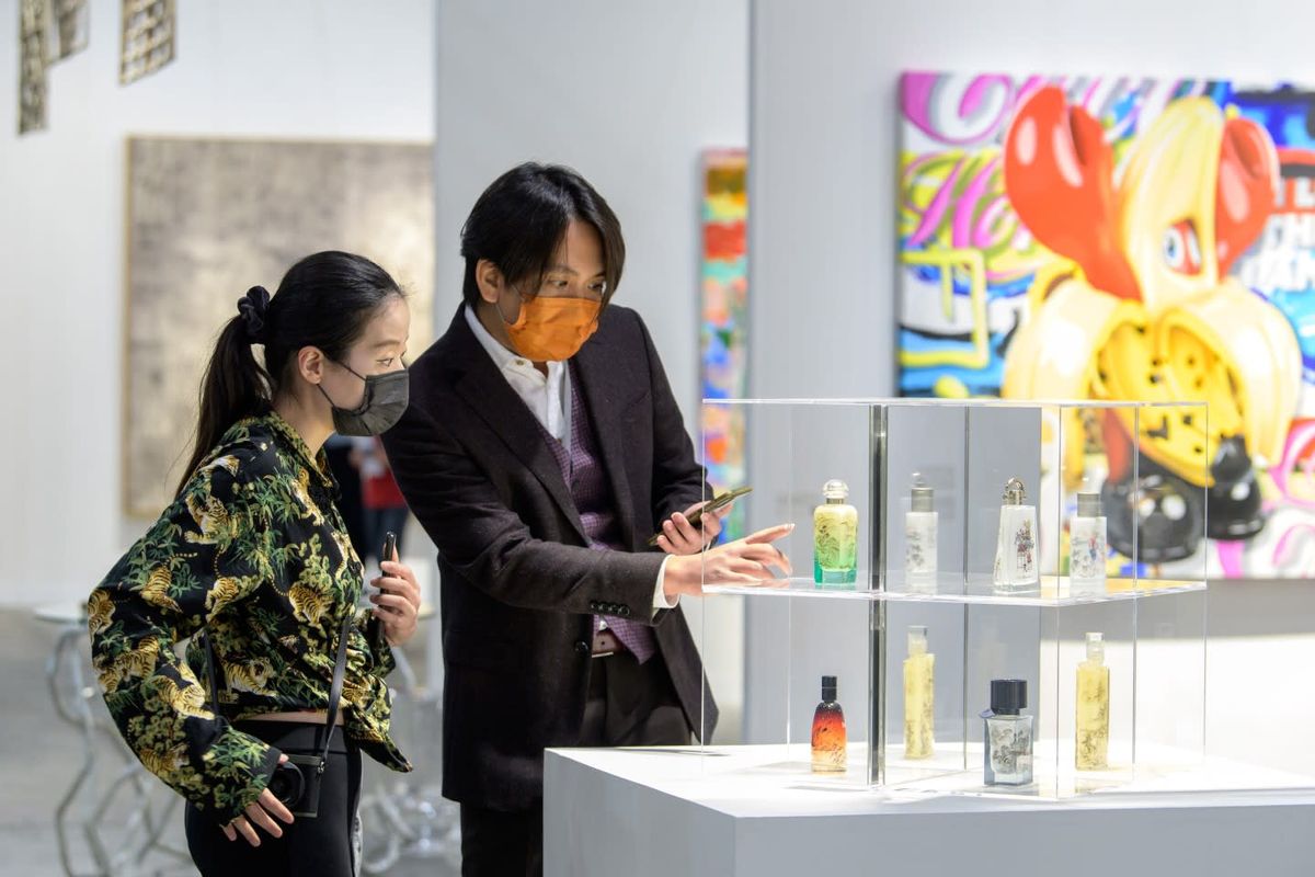 Pearl Lam Galleries' booth at Art Basel in Hong Kong 2022. Courtesy of Art Basel