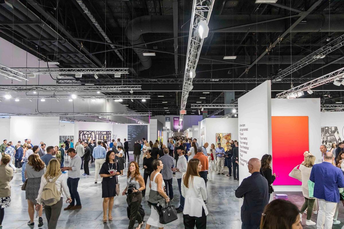 Some galleries think large crowded fairs, such as the recently cancelled Art Basel in Miami Beach, may not return next year Courtesy of Art Basel