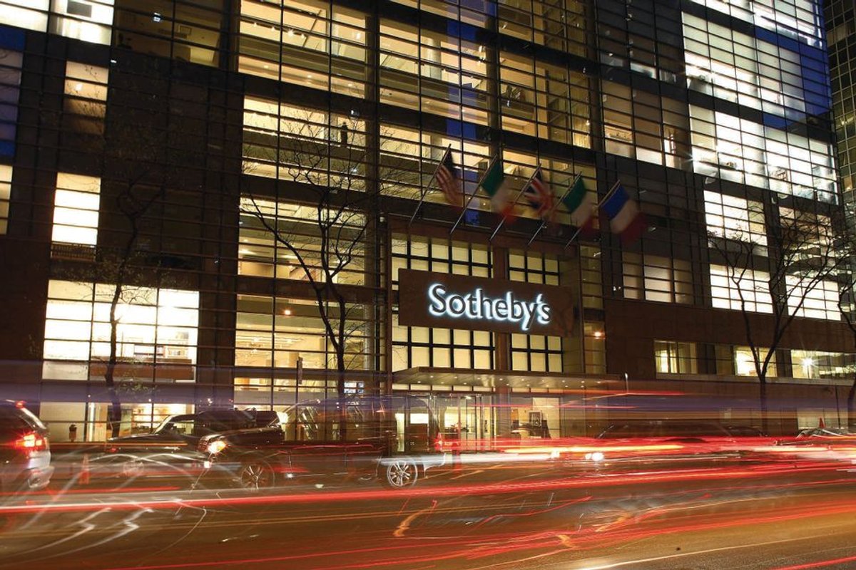 Listed on the New York Stock Exchange for 31 years, Sotheby's will officially go private at the end of the year. Courtesy of Sotheby's