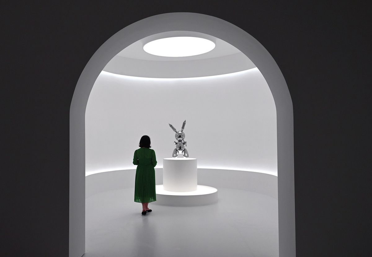 Rabbit (1986) made Jeff Koons the most expensive living artist Timothy a. clary/afp/getty images