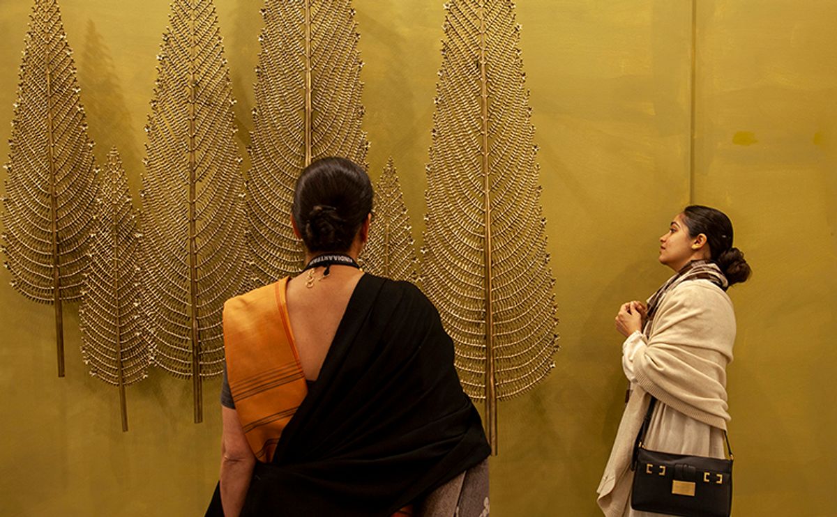 Chinar by Delhi Crafts Council, shown at India Art Fair 2020 in New Delhi Courtesy of India Art Fair. Photo: Jeetin Sharma