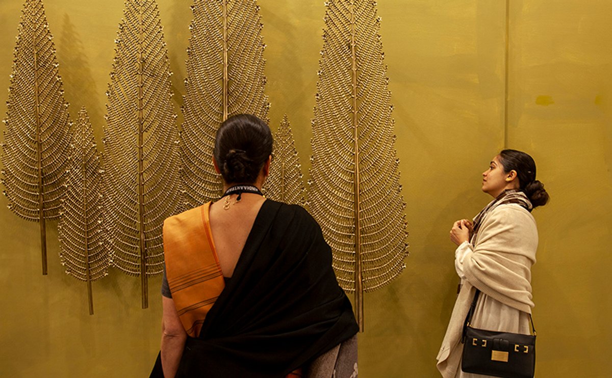 Chinar by Delhi Crafts Council, shown at India Art Fair 2020 in New Delhi Courtesy of India Art Fair. Photo: Jeetin Sharma