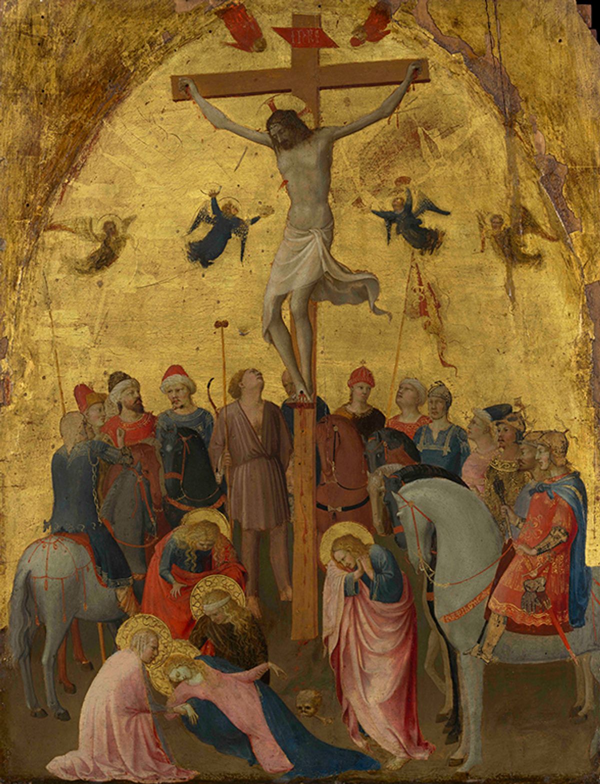 Fra Angelico's The Crucifixion (around 1420-23), part of a loan exhibition planned at the Gallery of Modern Art in Brisbane Metropolitan Museum of Art