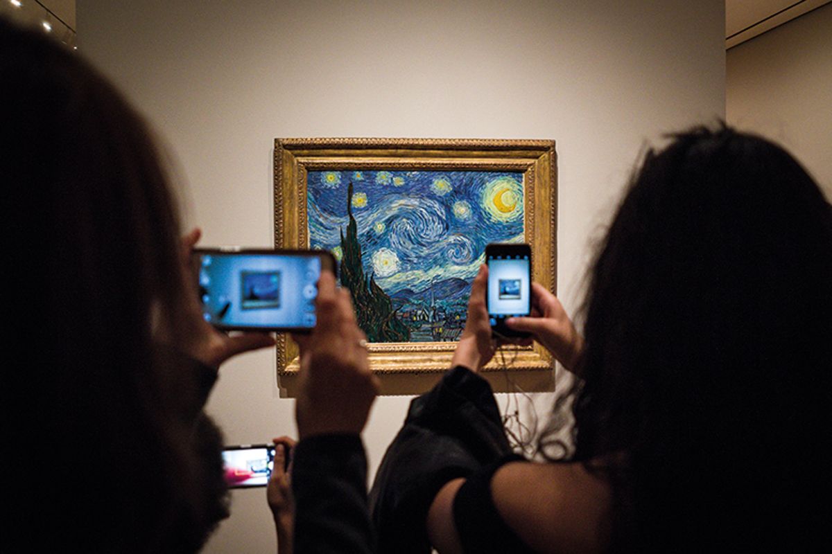 Starry Night by Vincent Van Gogh is one of MoMA's most marketable attractions Photo: Phil Roeder/Flickr