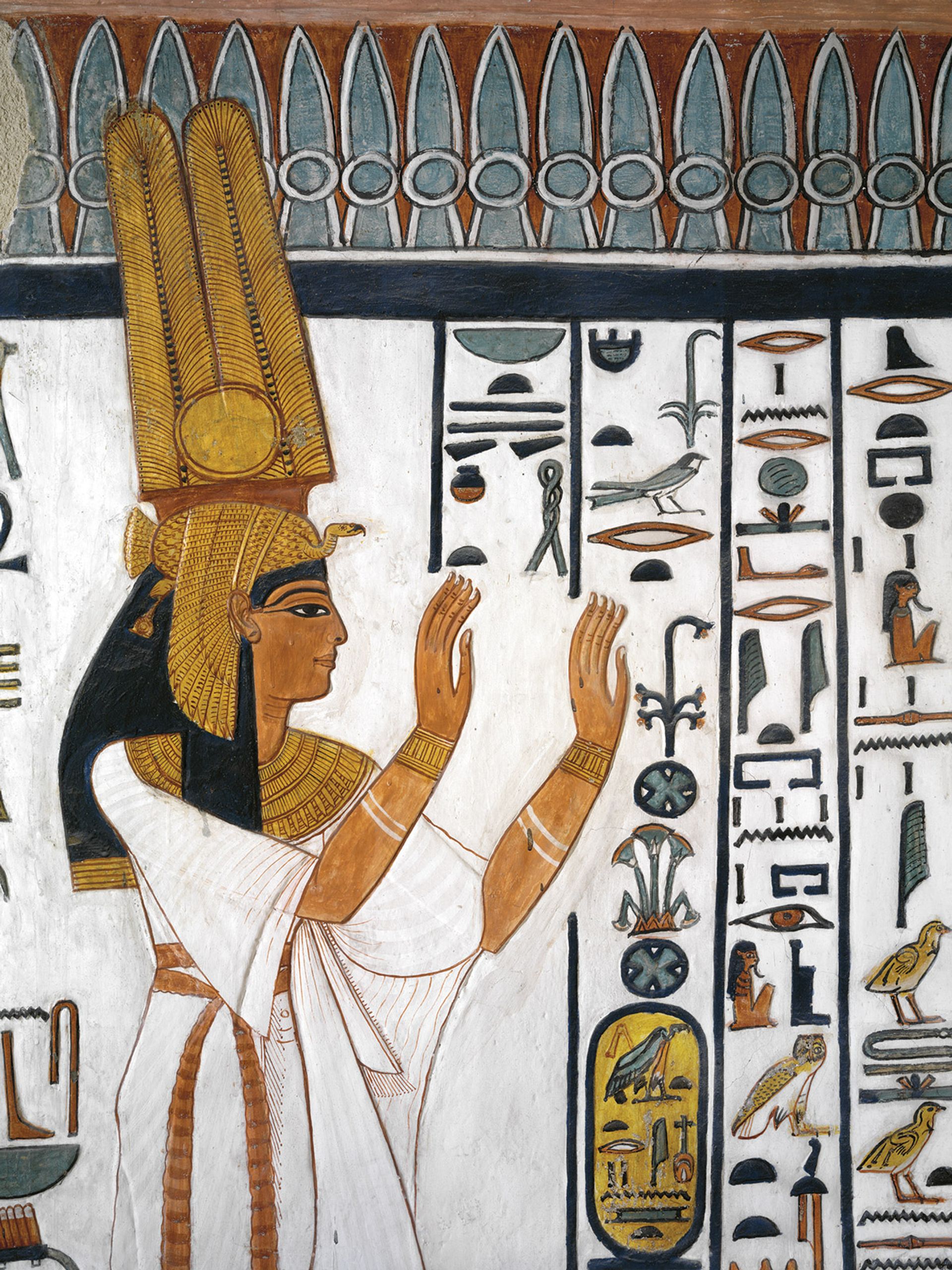 Nefertari tomb painting De Agostini Picture Library/S.Vannini/Bridgeman Images