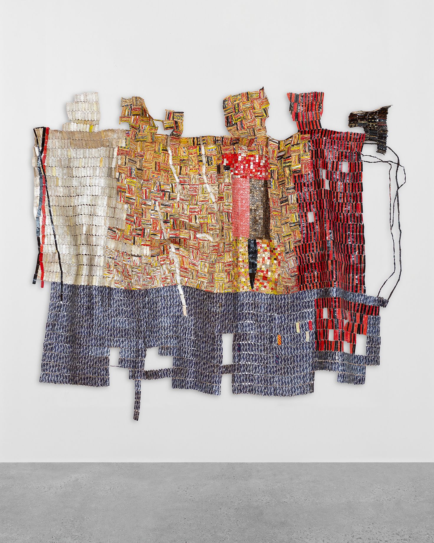 A tapestry by El Anatsui (est £800,000-£1.2m) is being offered by Sotheby's to raise funds for the Royal Academy of Arts

Courtesy of Sotheby's