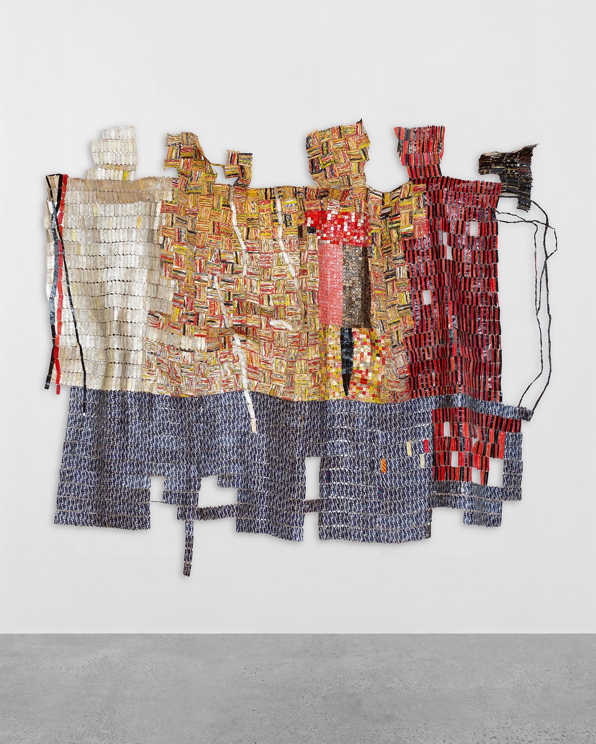 A tapestry by El Anatsui (est £800,000-£1.2m) is being offered by Sotheby's to raise funds for the Royal Academy of Arts

Courtesy of Sotheby's