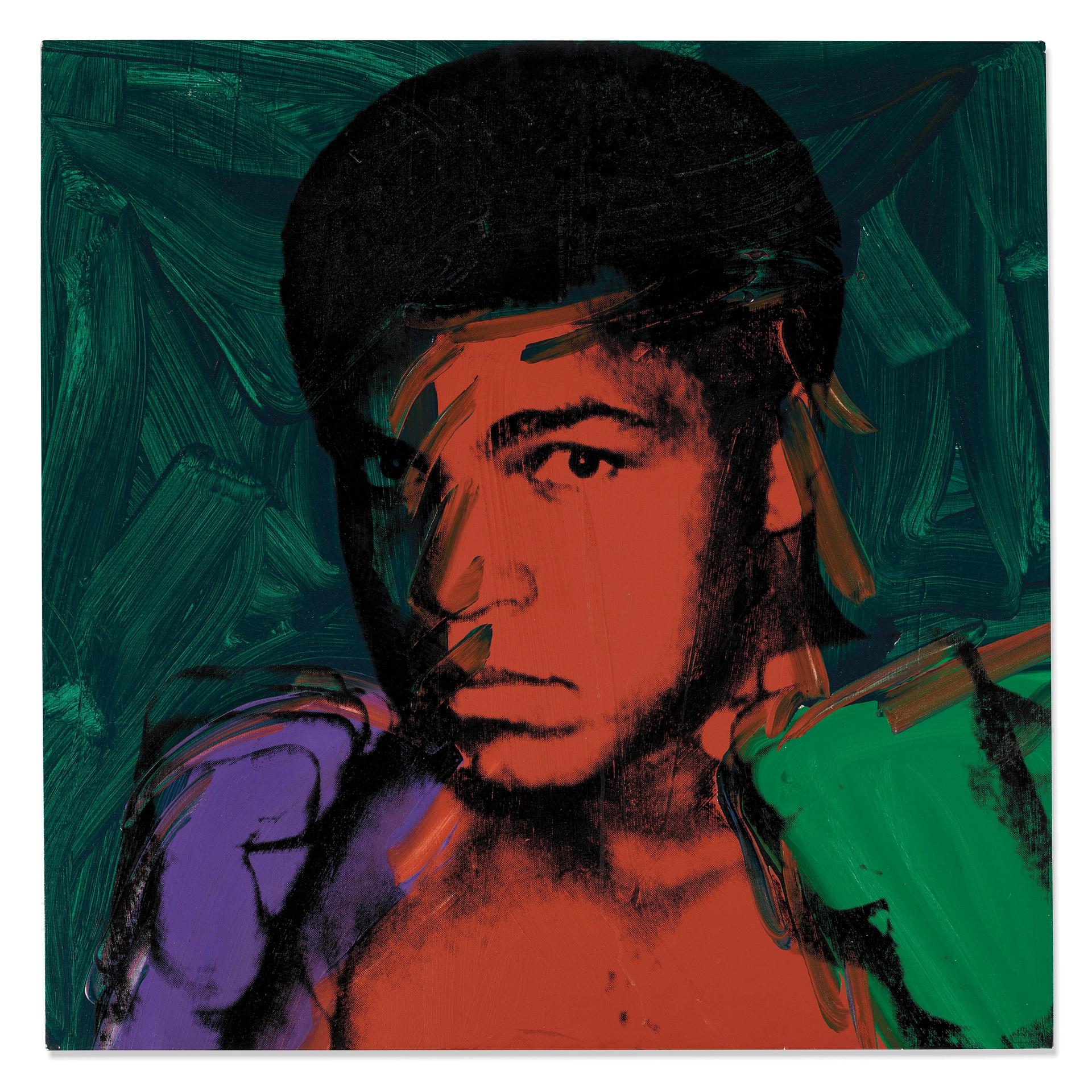 Andy Warhol, Muhammad Ali (1977) sold for almost £5m Courtesy of Christie's