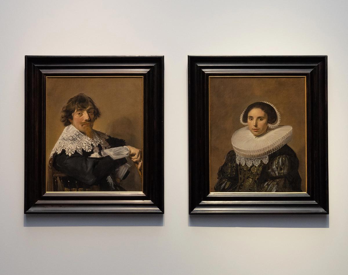 Frans Hals’ Portrait of Jan van de Poll (around 1637) and Portrait of Duifje van Gerwen (around 1637)