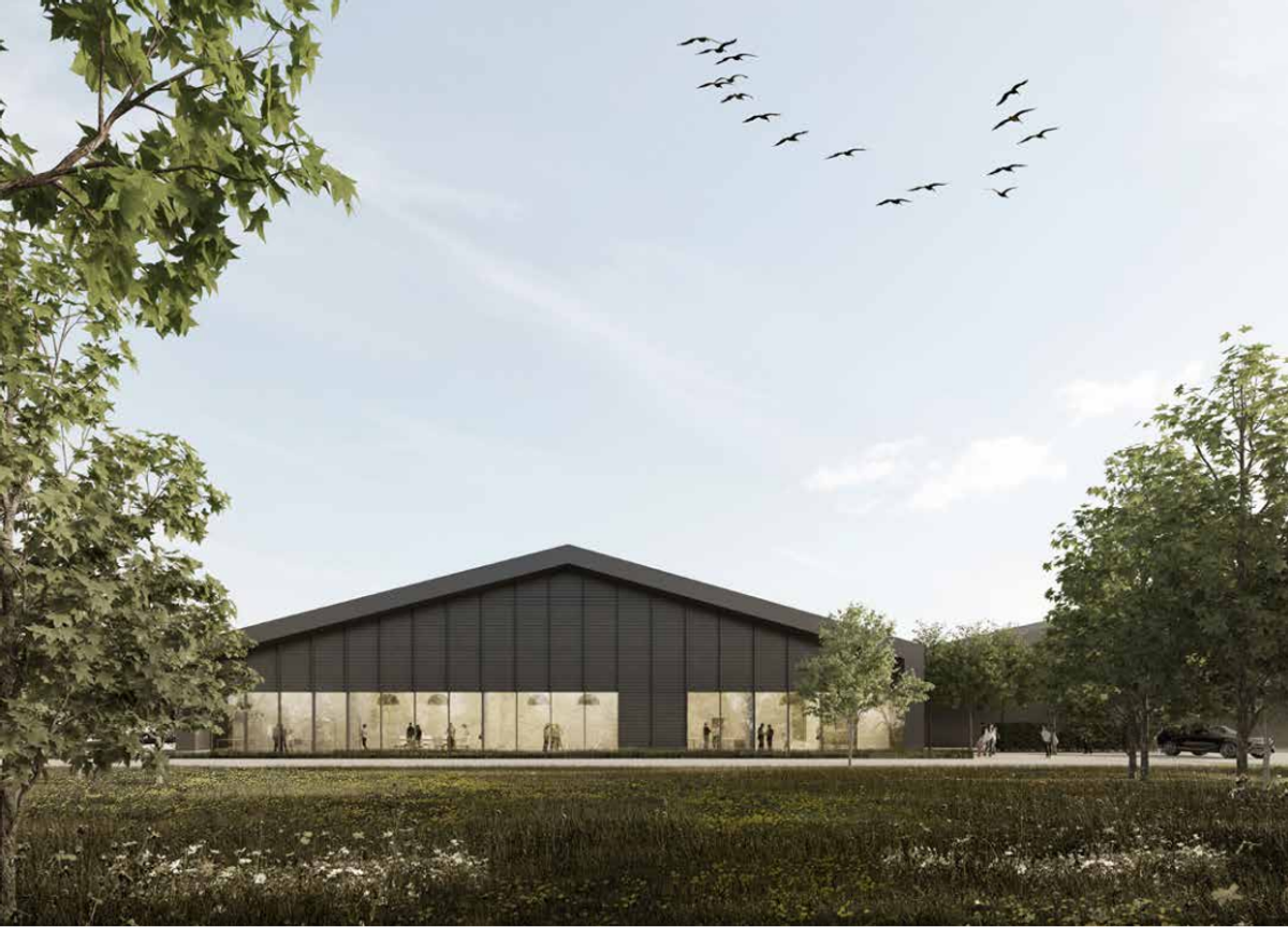 Digital rendering of the British Museum Archaeological Research Collection (BM Arc) by the architectural firm John McAslan & Partners Courtesy British Museum