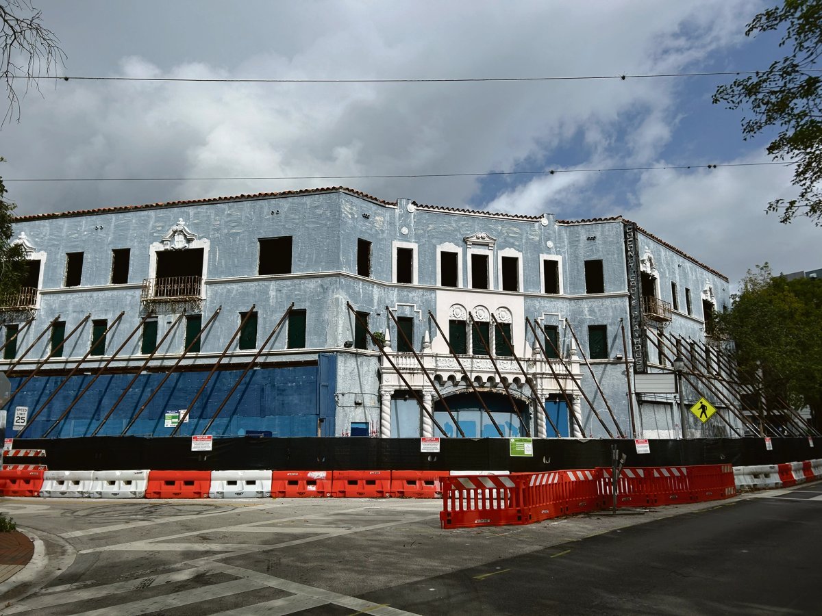 The once-spectacular Coconut Grove Playhouse is currently undergoing restoration—but 80% of the building is being demolished
Francess Archer Dunbar