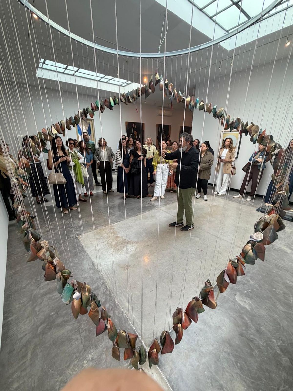 Lux Perpetua gallery in Mérida during the Week of Art Yucatán exhibition of Mexican artist Omar Barquet Photo Mimi Cervera