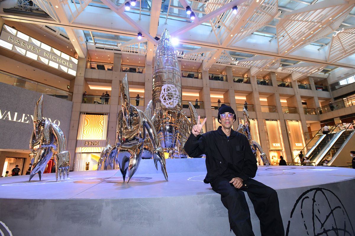 Futura at the opening of Futuraland in Hong Kong © AllRightsReserved