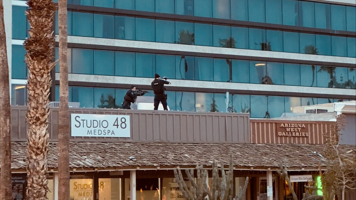 Scottsdale Police respond to an attempted heist at the American Fine Art gallery Scottsdale Police Department