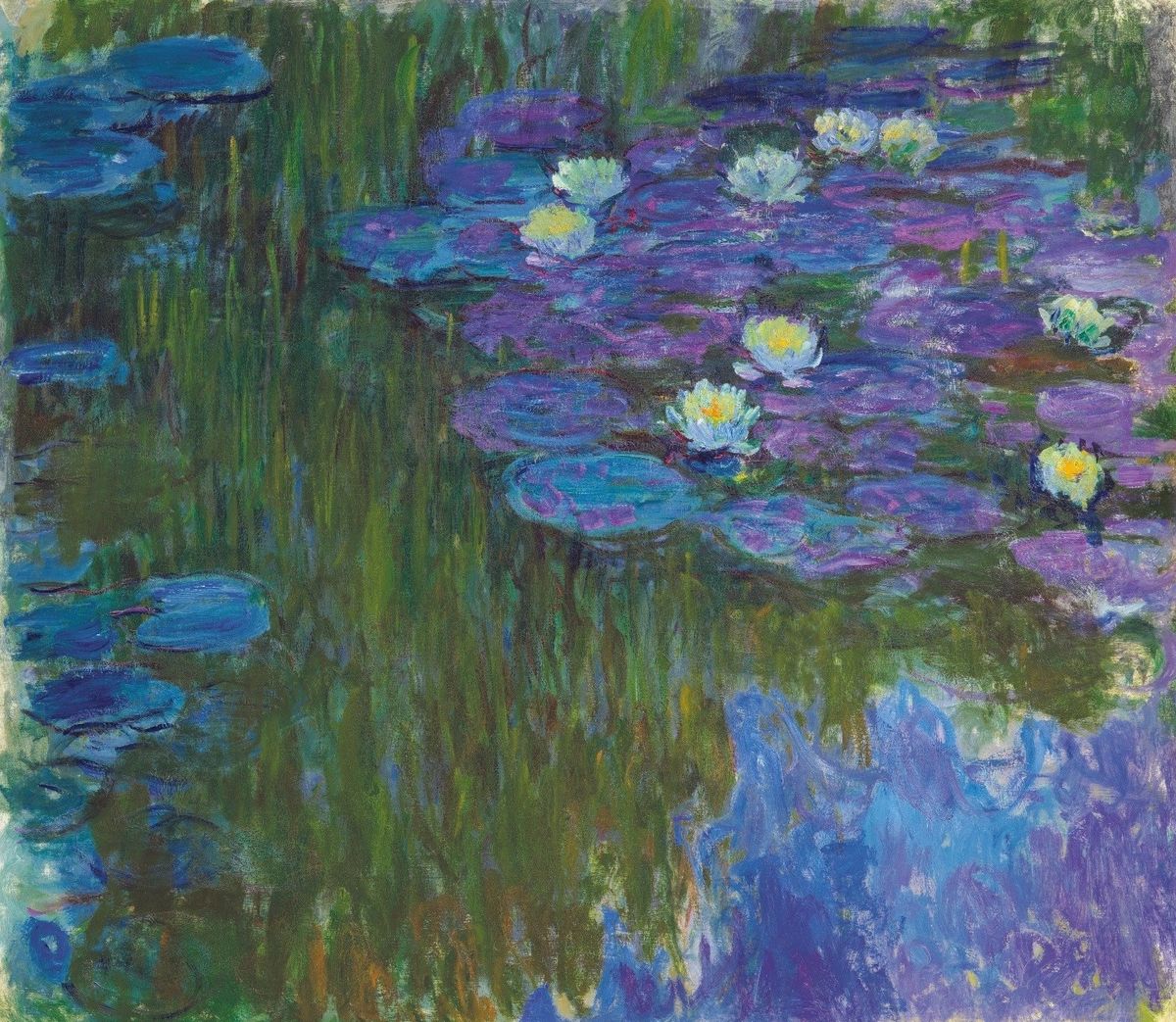 Nymphéas en fleur (1914-17) set a new artist record for Claude Monet Christie's Images LTD