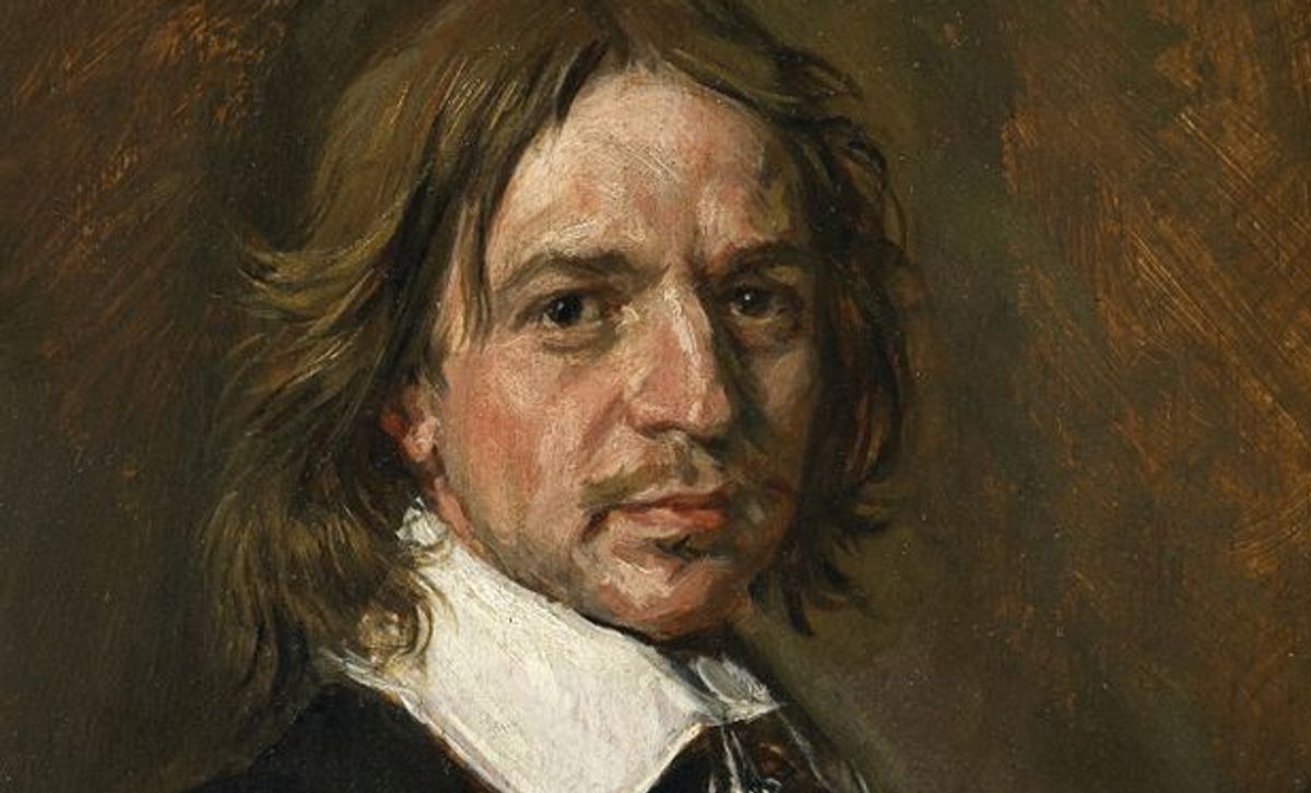 Detail of a painting purportedly by Frans Hals that was sold by Sotheby's in 2011