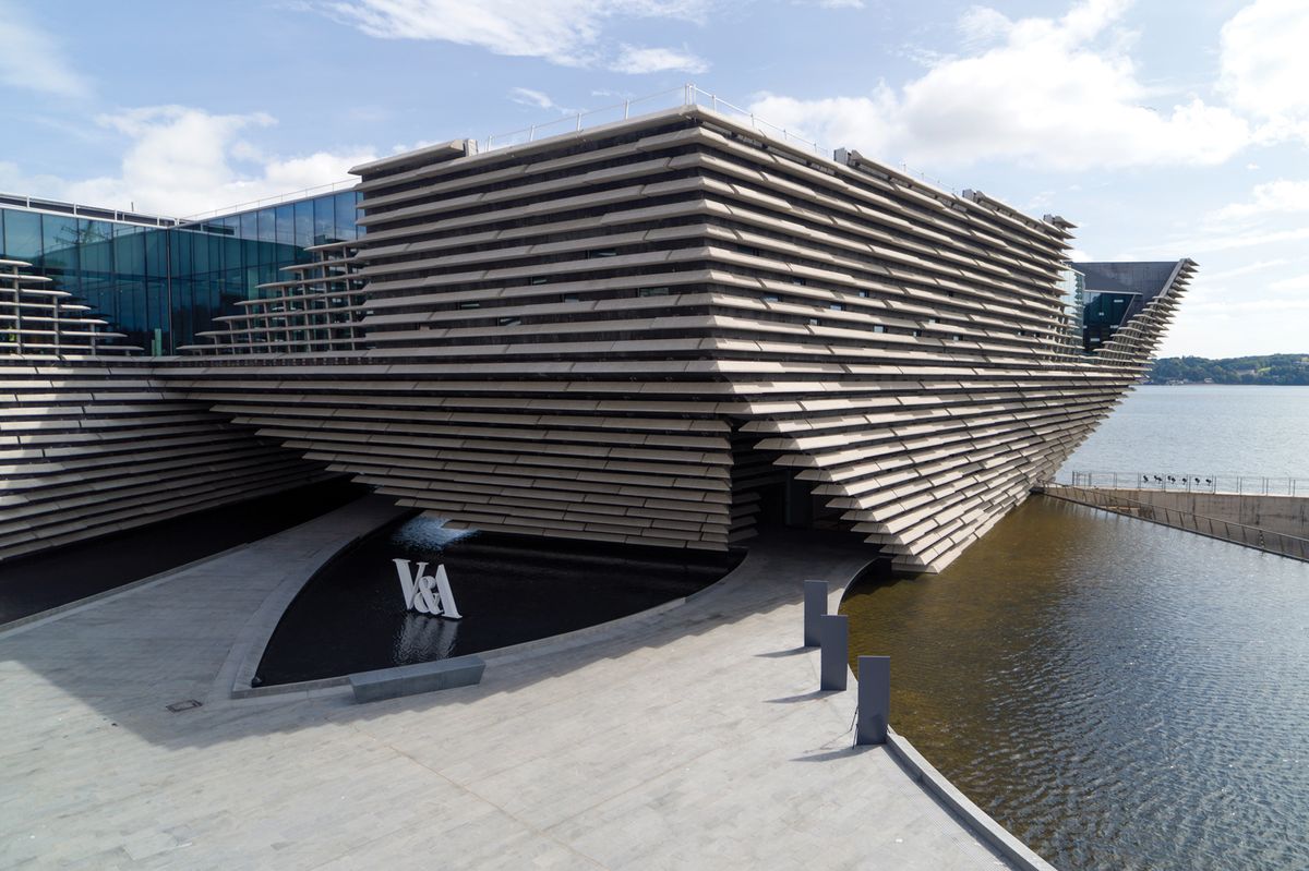 The museum, designed by Kengo Kuma, includes Scotland’s largest exhibitions gallery Photo: Rapid Visual Media