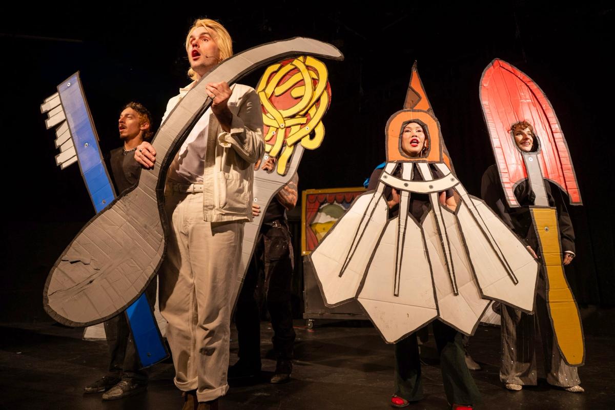 A scene from Enormous Things: The Musical, at the Hollywood Fringe Courtesy Really Big Spoon