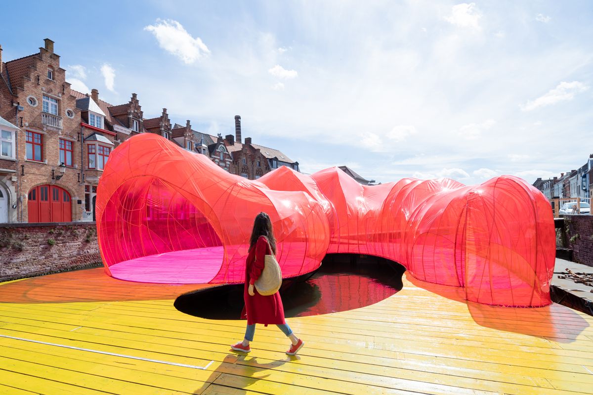 The Selgascano Pavilion at the Bruges Triennial Photo: Iwan Baan