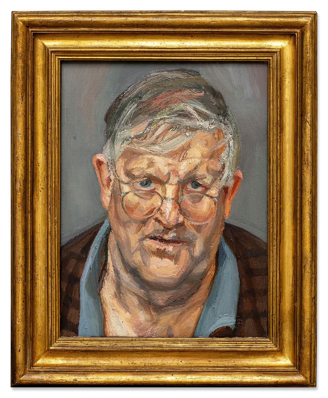 Two cool older boys Lucian Freud s portrait of David Hockney