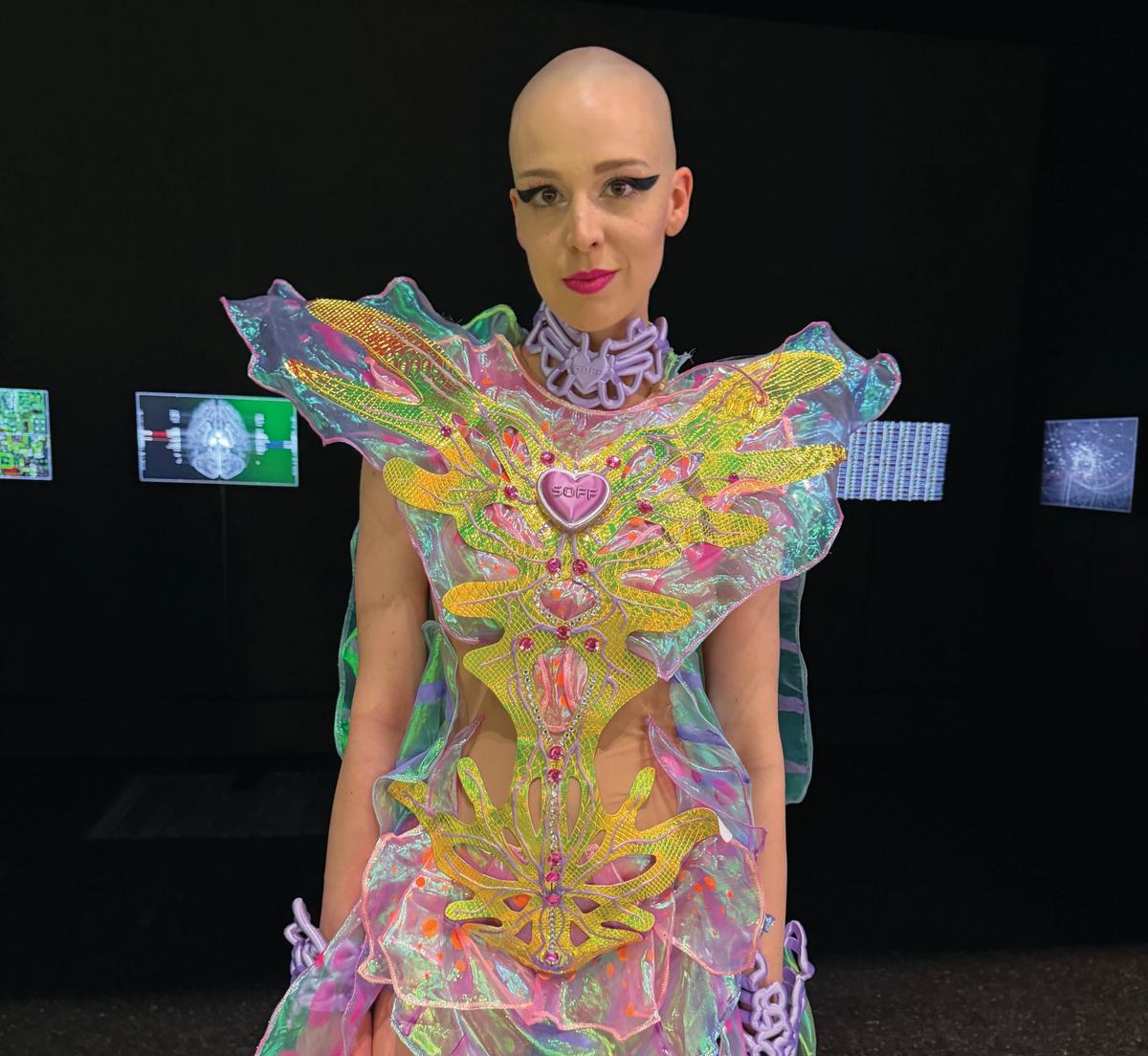 Soff says she is building a game machine that will enable users to create a “post-human” body The Art Newspaper