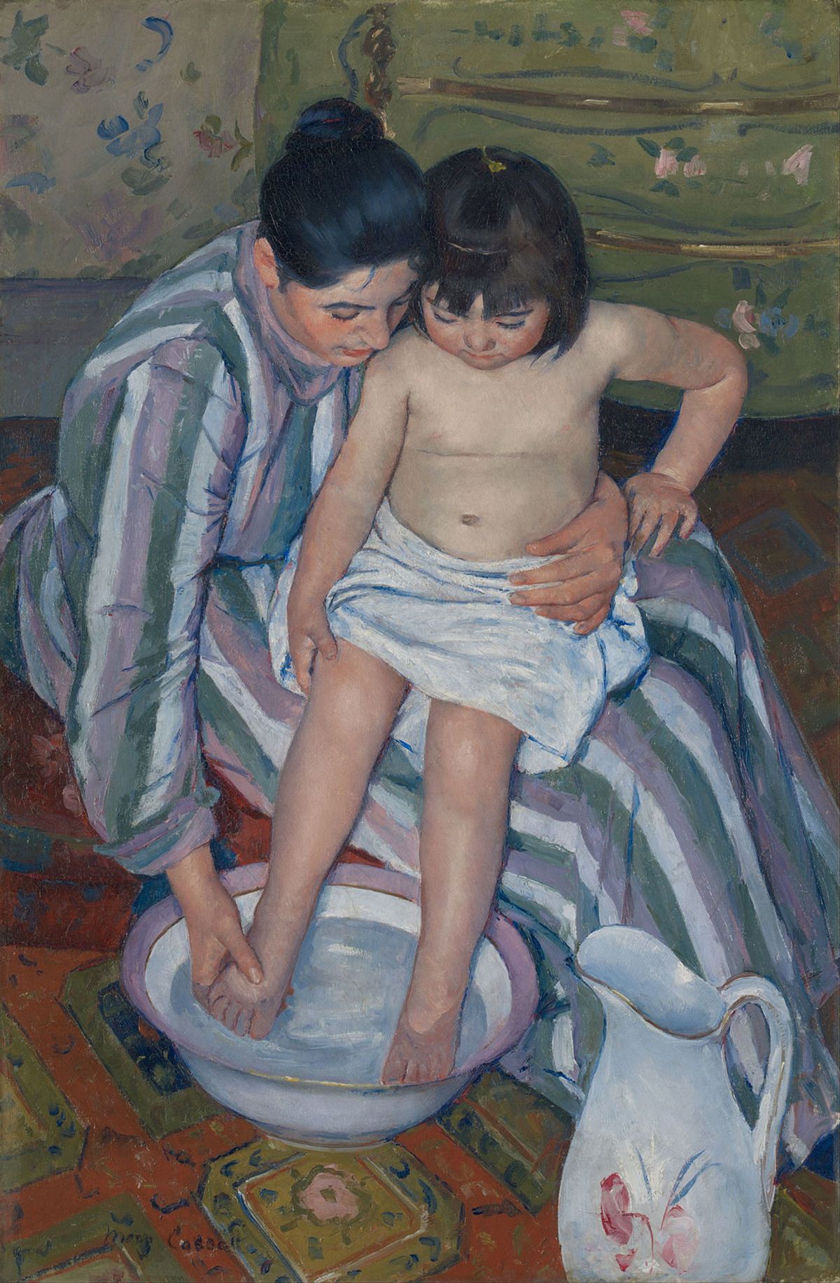 Mary Cassatt's The Child's Bath, (1893)