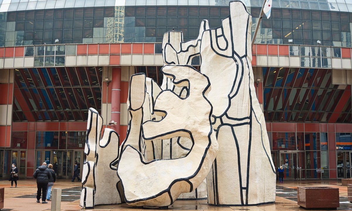 Chicago’s ten-ton Jean Dubuffet sculpture will be relocated after Google buys building where it has long stood Chicago’s ten-ton Jean Dubuffet sculpture will be relocated after Google buys building where it has long stood