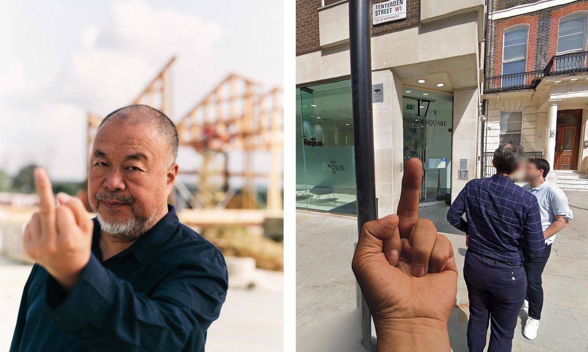Stick ’em up! Ai Weiwei invitations you to present the center finger in new on-line artwork challenge Stick ’em up! Ai Weiwei invitations you to present the center finger in new on-line artwork challenge