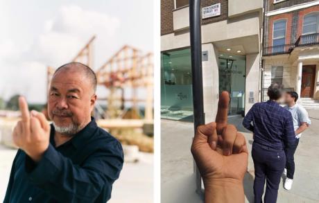 Stick 'em up! Ai Weiwei invites you to give the middle finger in new online art project 