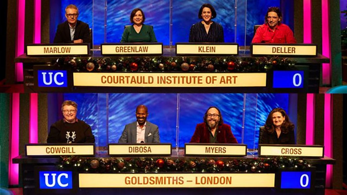 Courtauld were victorious in BBC University Challenge courtesy BBC