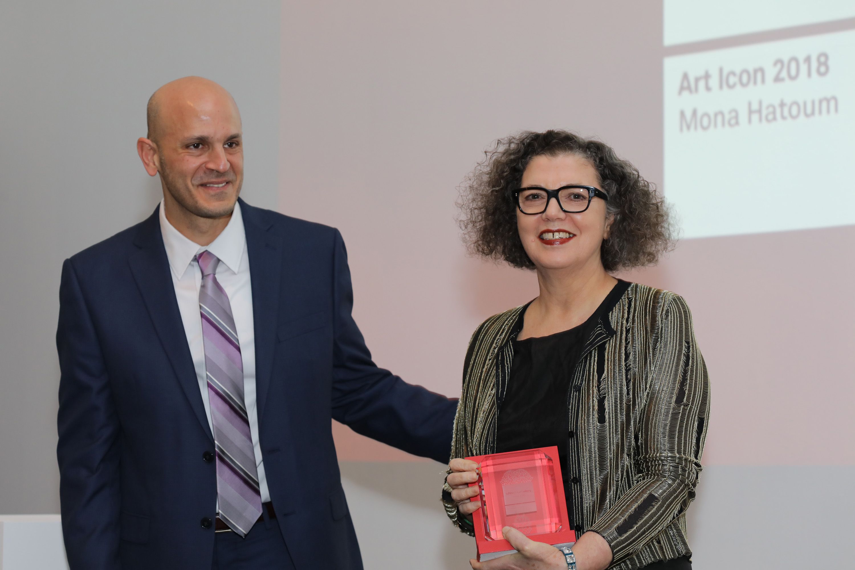 Mona Hatoum and Fady Joudah 2018 David M. Benett