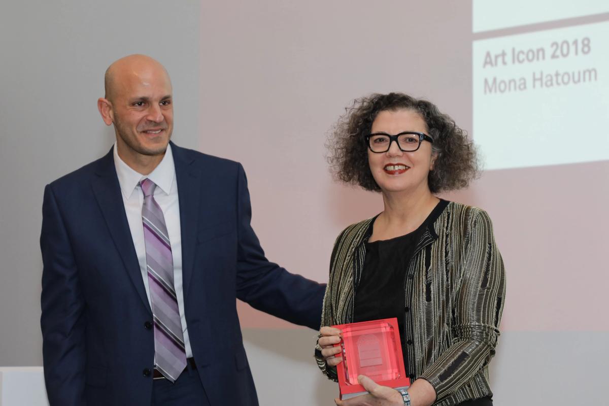 Mona Hatoum and Fady Joudah 2018 David M. Benett