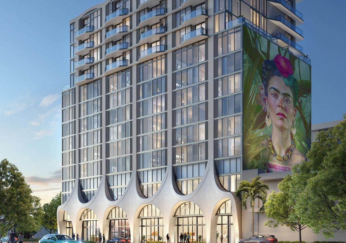 A rendering of the the Frida Kahlo Wynwood Residences. ARX Creative