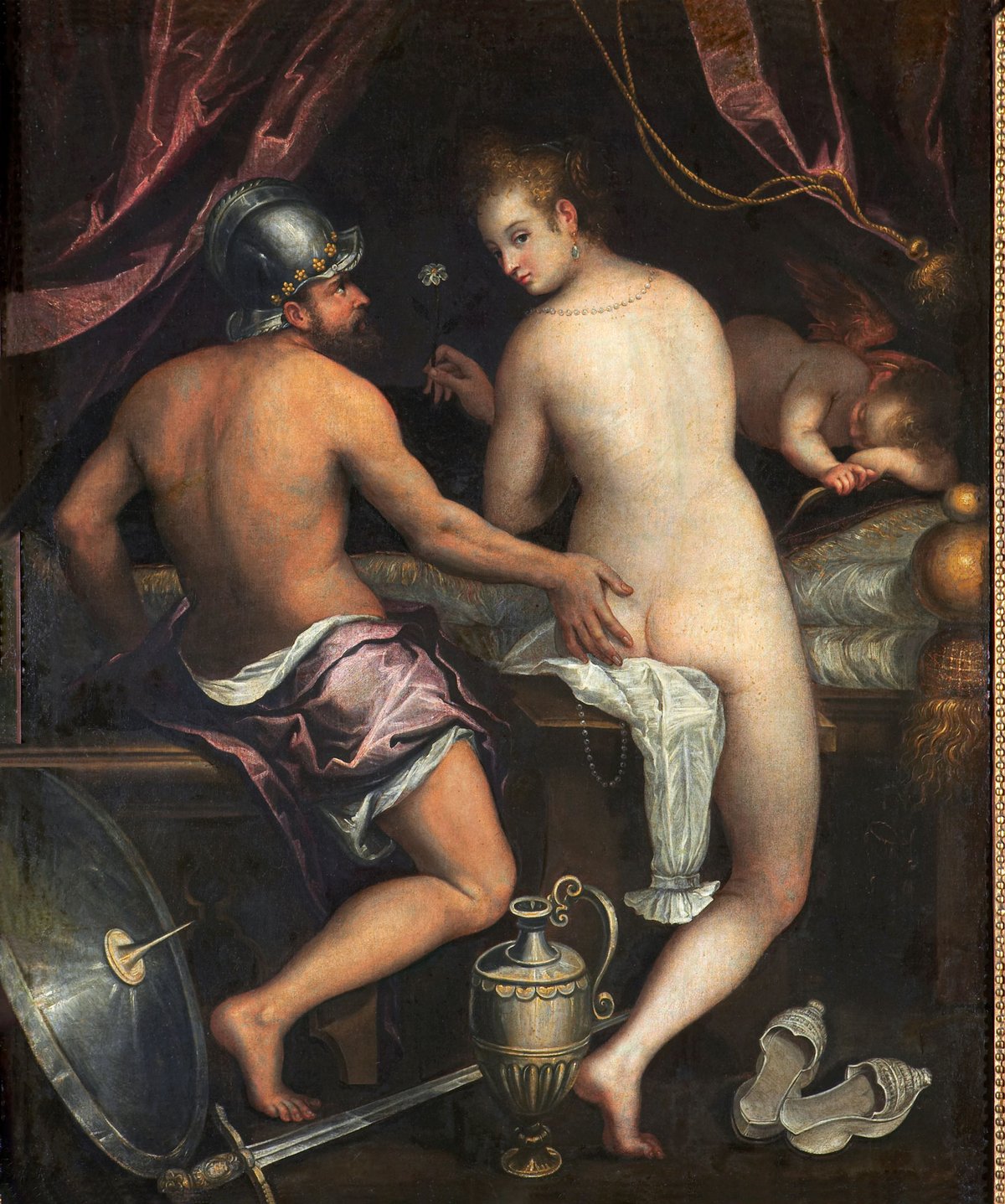 Lavinia Fontana's Mars and Venus (around 1594-95) Fundación Casa de Alba, Palacio de Liria, Madrid