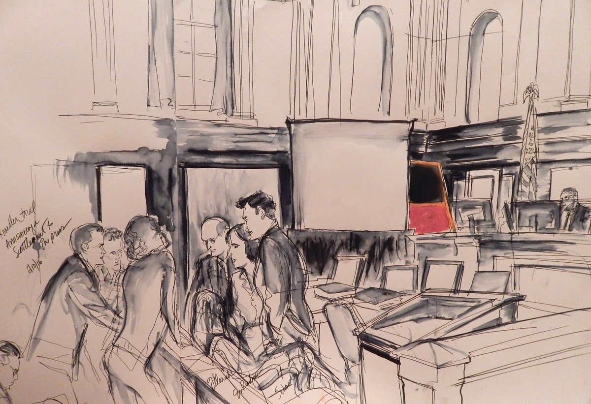 A high-profile Knoedler case settled in 2016 just before the former director Ann Freedman could give evidence at trial Illustration: Elizabeth Williams