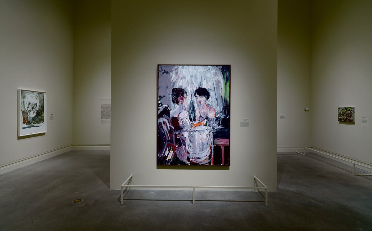 Installation view of Cecily Brown: Death and the Maid
Photo: Paul Lachenauer, courtesy of Cecily Brown and the Met