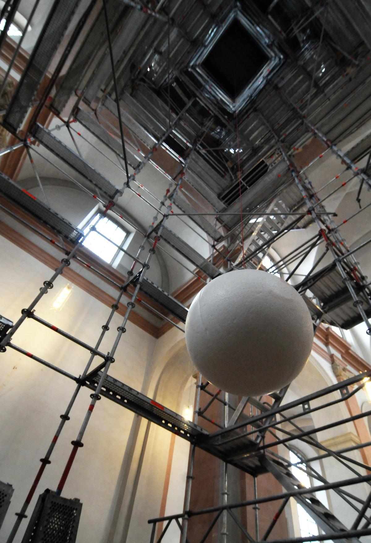 Richter's take on Foucault's pendulum will swing constantly in the former church City of Münster