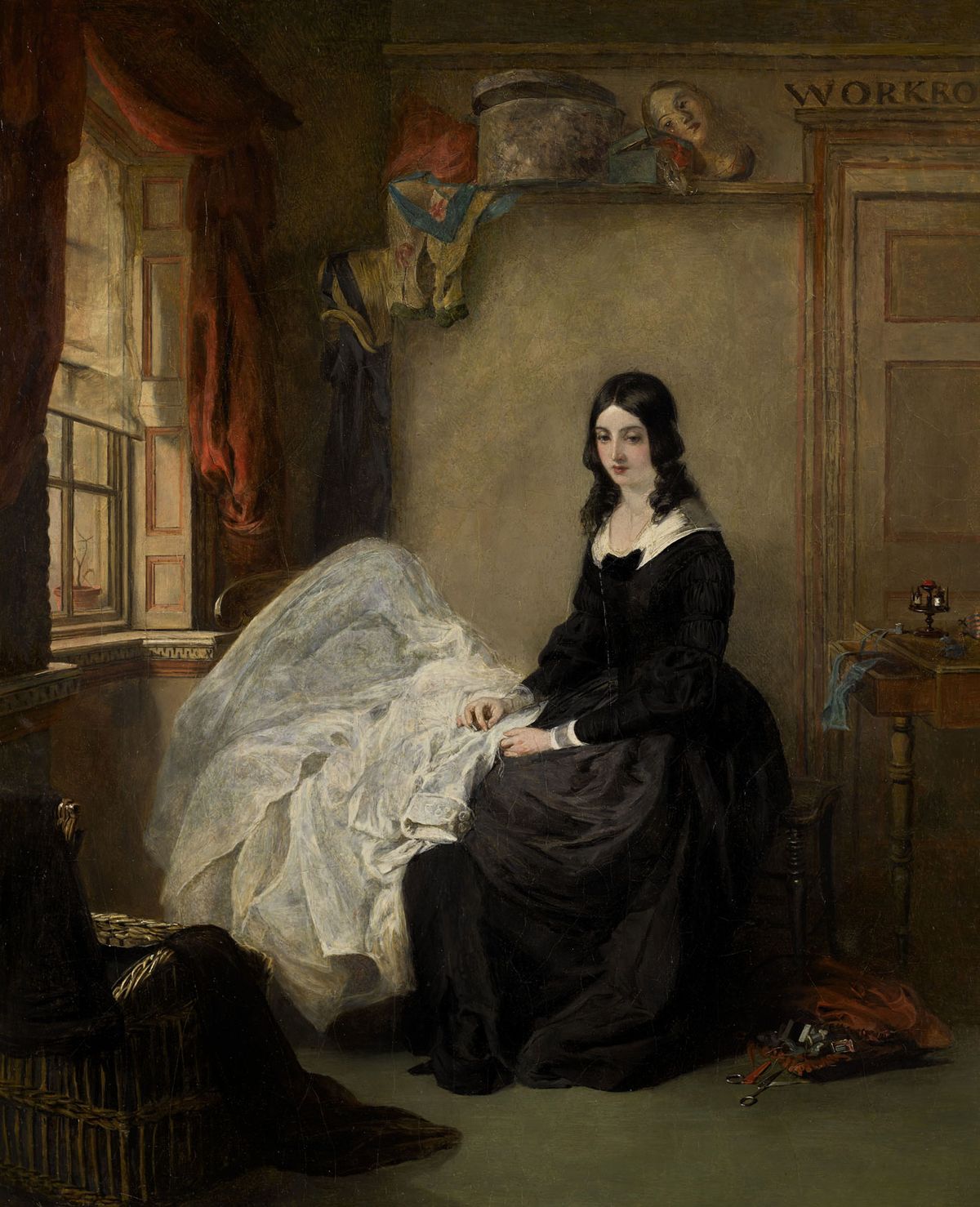William Powell Frith's portrait of Dickens's heroine Kate Nickleby will auctioned at Sotheby's London on 10 December Image: courtesy of Sotheby's