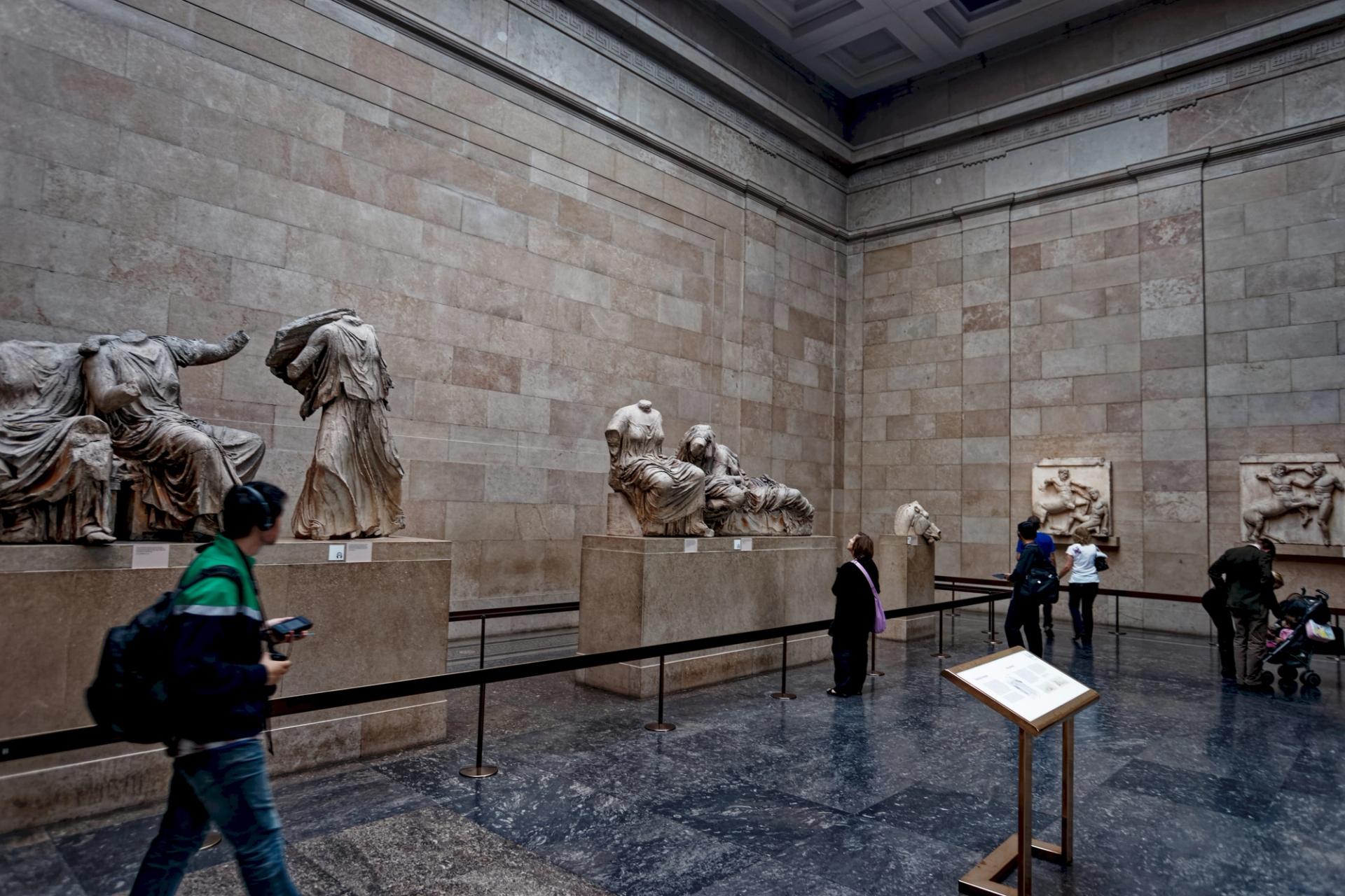 The Parthenon Marbles in London's British Museum have been a central part of the long-running restitution debate Photo: Txllxt TxllxT