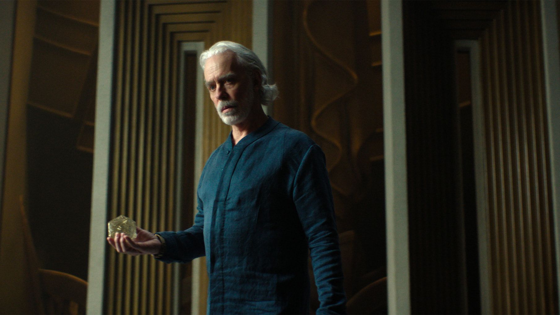 Terrence Mann as Brother Dusk in Foundation Season 3.